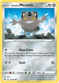 Galarian Meowth #127