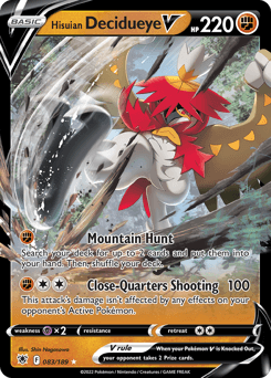 Hisuian Decidueye V #83