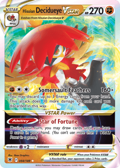 Hisuian Decidueye VSTAR #84