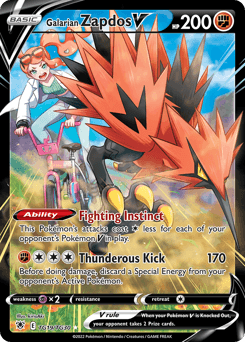 Galarian Zapdos V #TG19