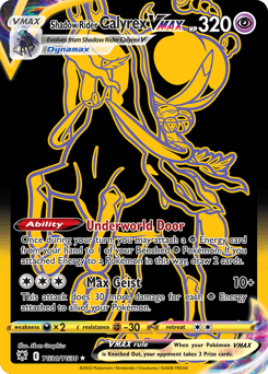 Shadow Rider Calyrex VMAX #TG30