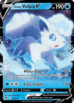 Alolan Vulpix V #33