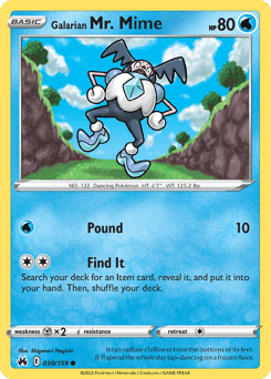 Galarian Mr. Mime #30