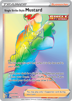 Single Strike Style Mustard #177