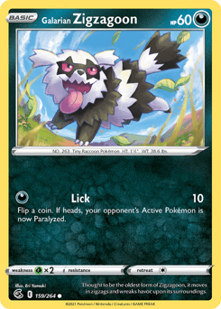 Galarian Zigzagoon #159