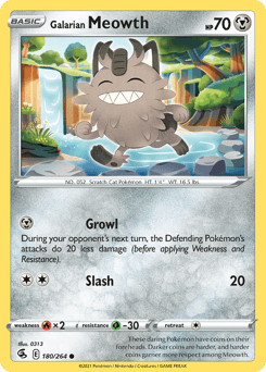 Galarian Meowth #180