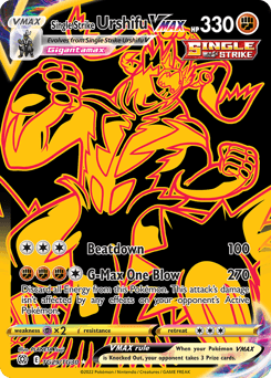 Single Strike Urshifu VMAX #TG29