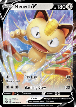 Meowth V #SWSH004