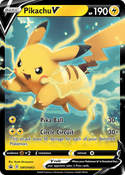 Pikachu V #SWSH063