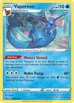 Vaporeon #SWSH072