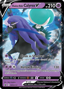 Shadow Rider Calyrex V #SWSH131