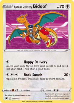 Special Delivery Bidoof #SWSH177