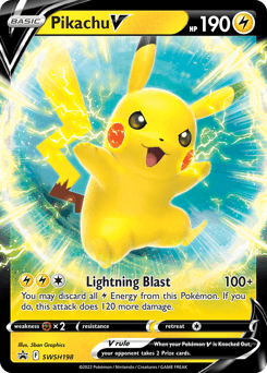 Pikachu V #SWSH198