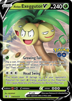 Alolan Exeggutor V #SWSH225