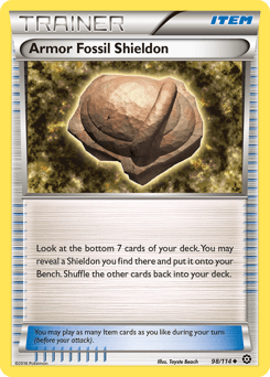 Armor Fossil Shieldon #98