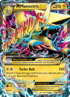 M Manectric-EX #24
